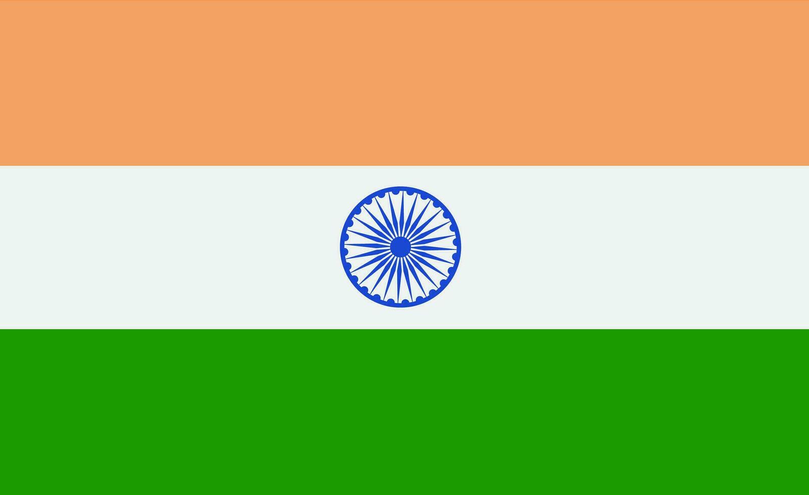 Vector illustration of Indian National Flag.