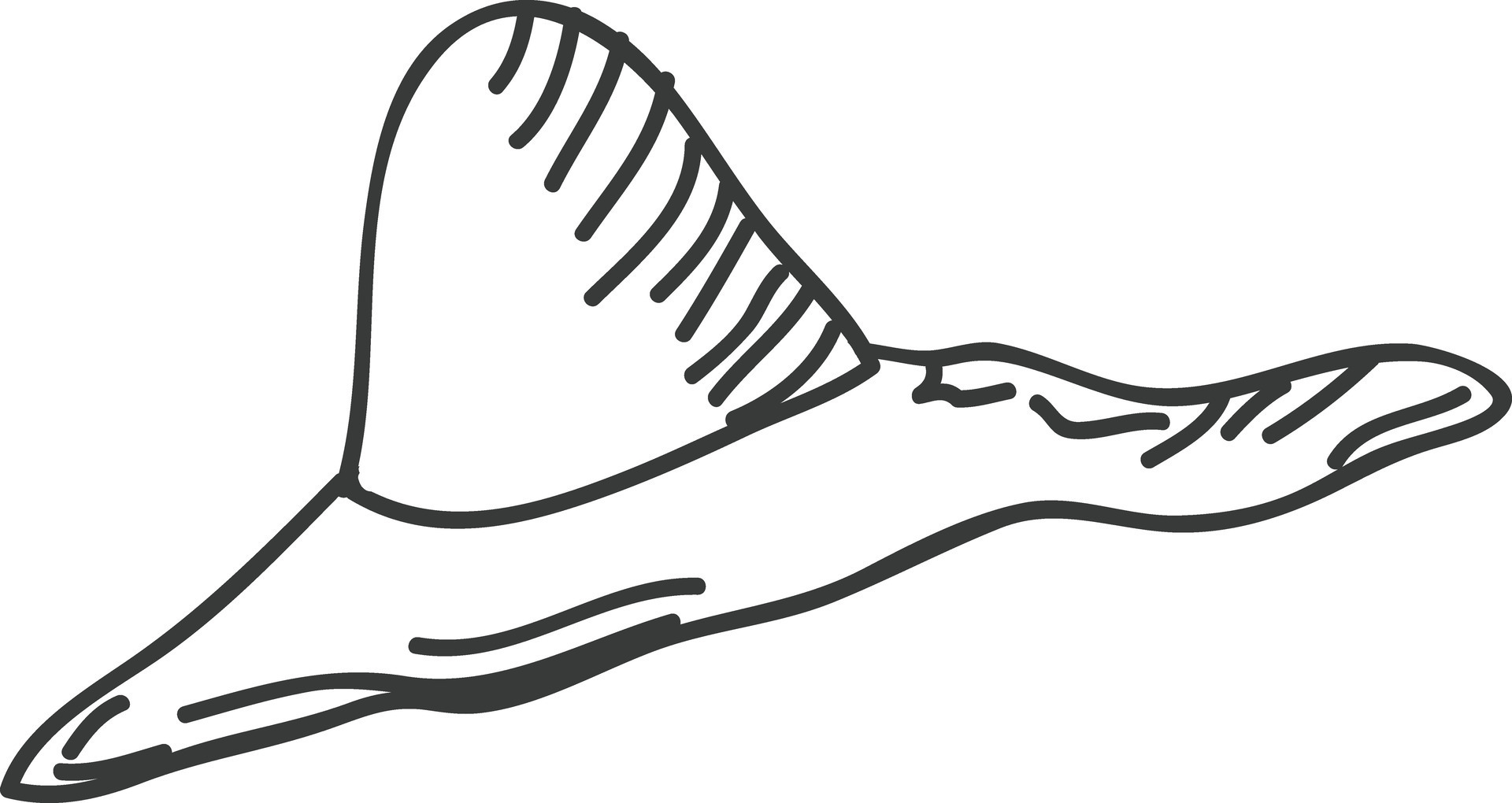 Hat in black and white color. 24839775 Vector Art at Vecteezy