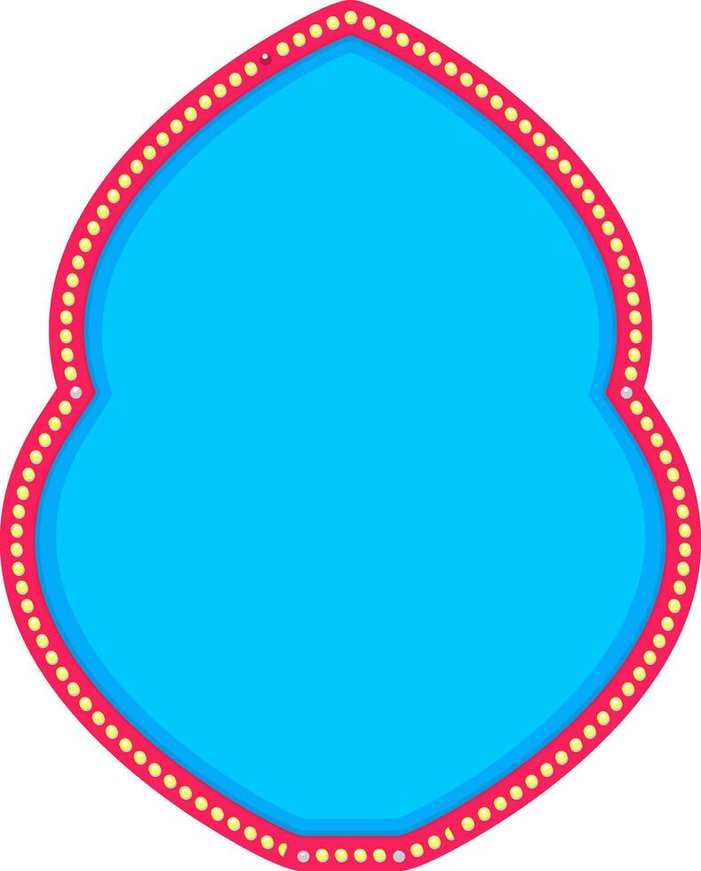Illustration of blank frame. vector