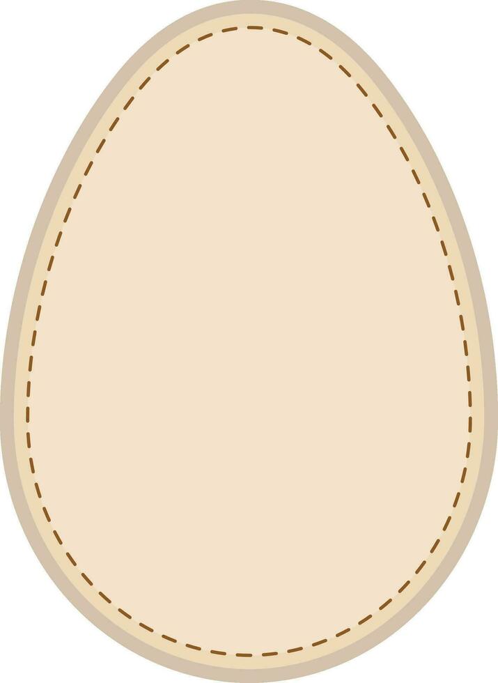 Illustration of Easter egg. vector
