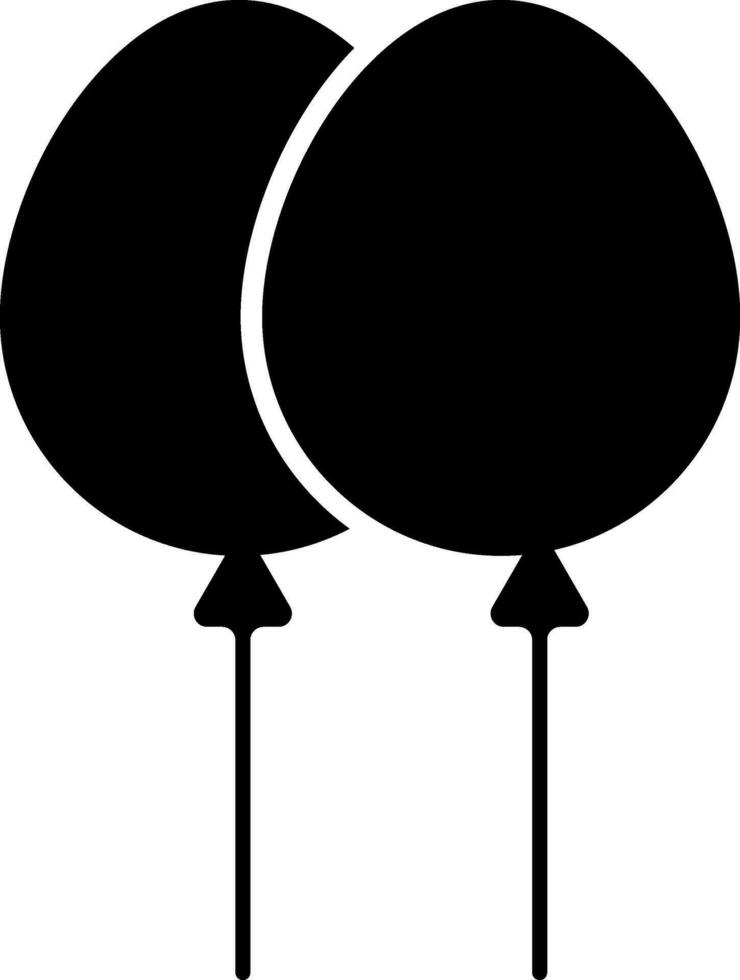 Flat illustration of Balloons. vector