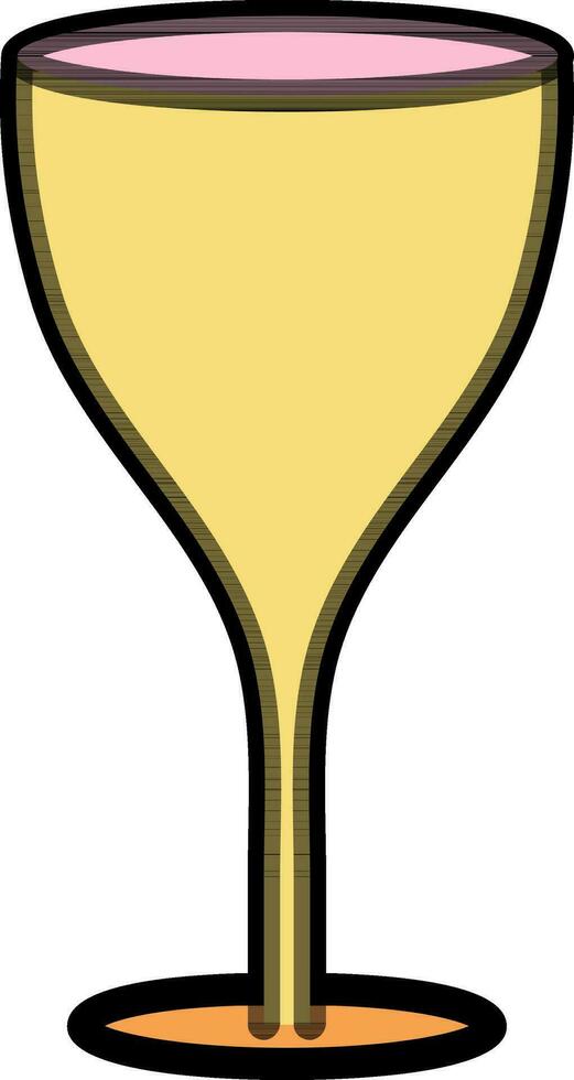 Flat illustration of Chalice. vector