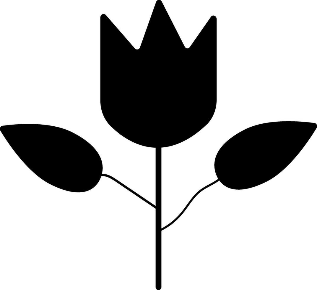 ilustración de hermosa tulipán flor. vector