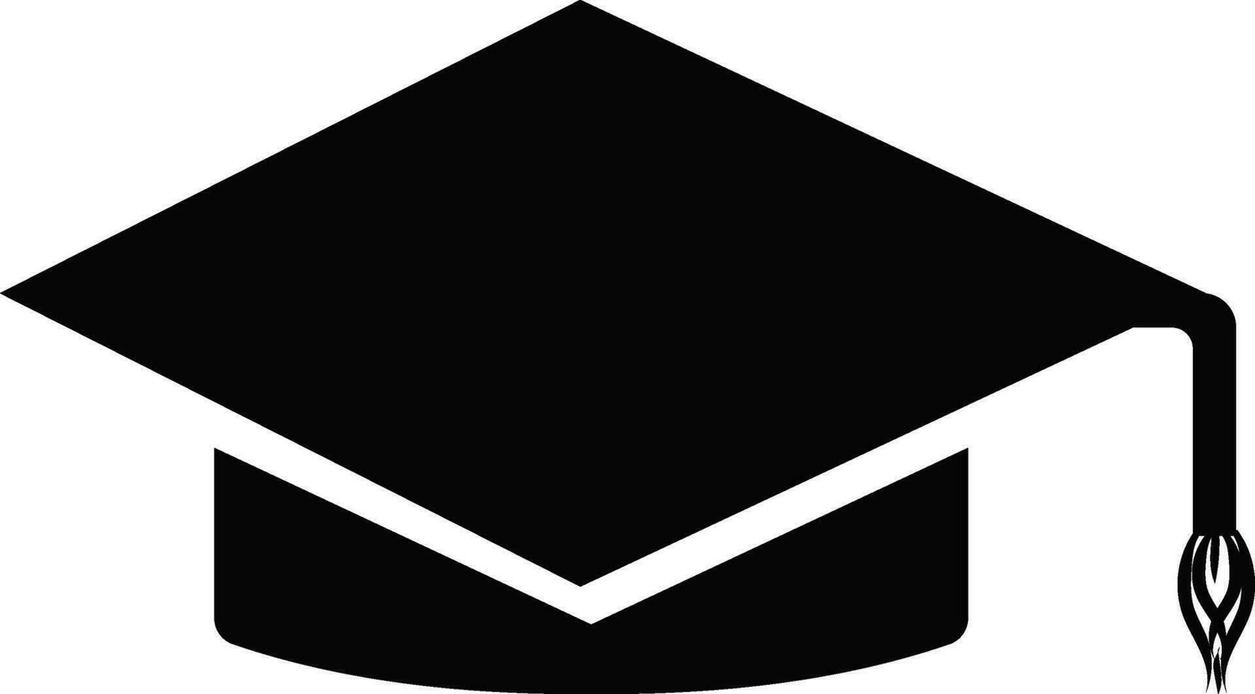 Illustration of university graducation hat icon. vector