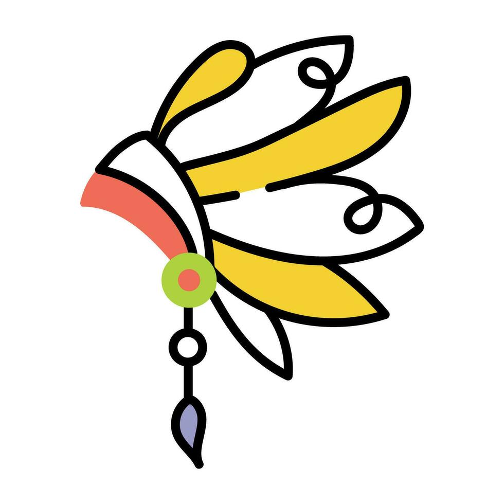 Trendy Apache Hat 24840663 Vector Art at Vecteezy