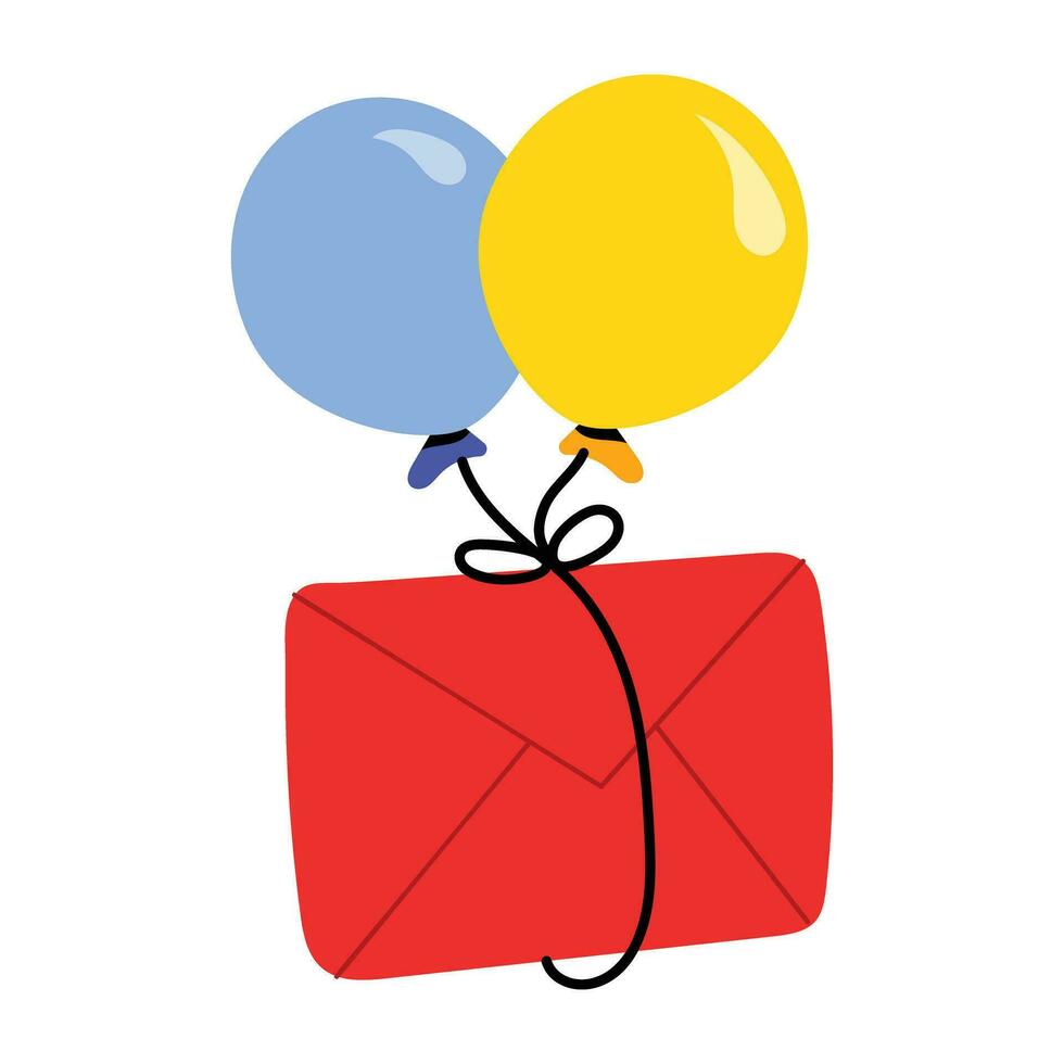 Trendy Birthday Card vector