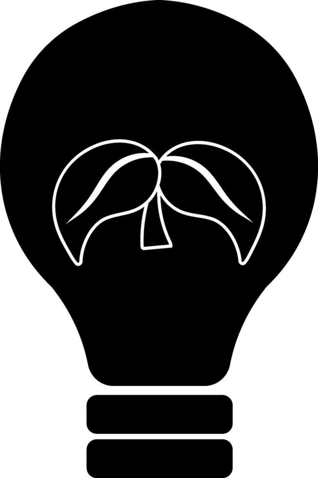 Eco Bulb icon for save energy concept. vector