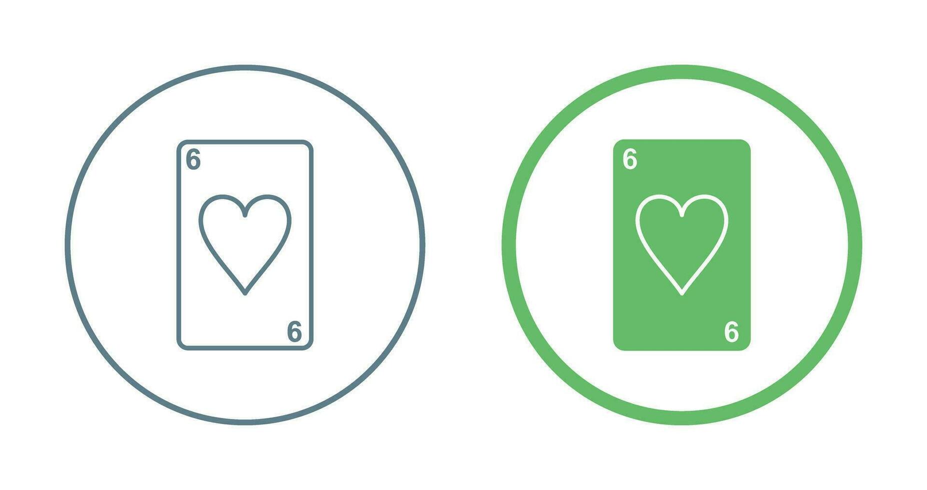 Hearts Card Vector Icon