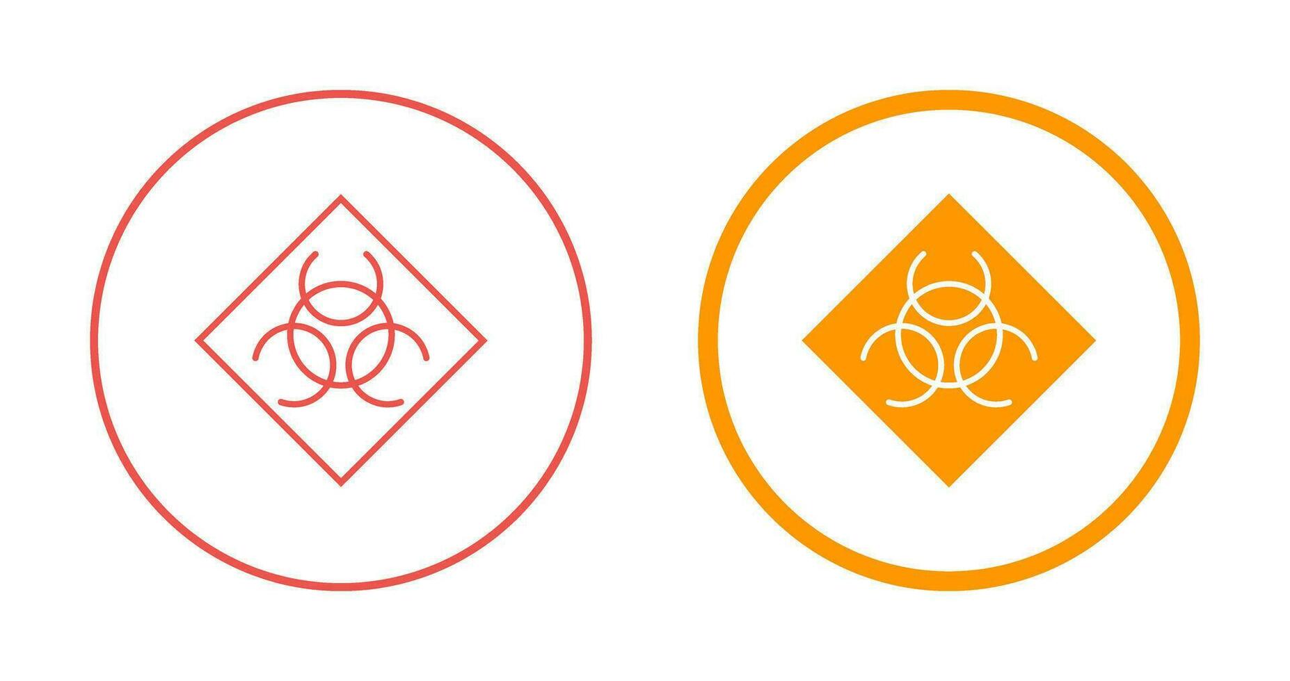 Biological Hazard Vector Icon