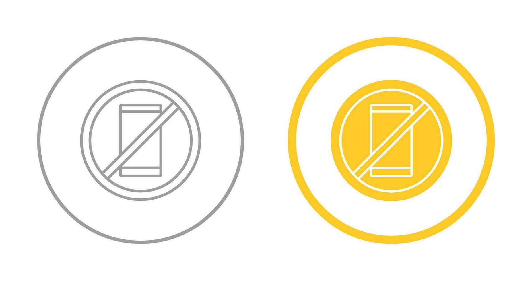 No Cell Phones Vector Icon