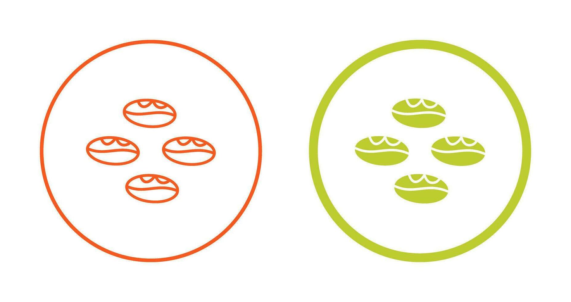 Coffee Beans Vector Icon