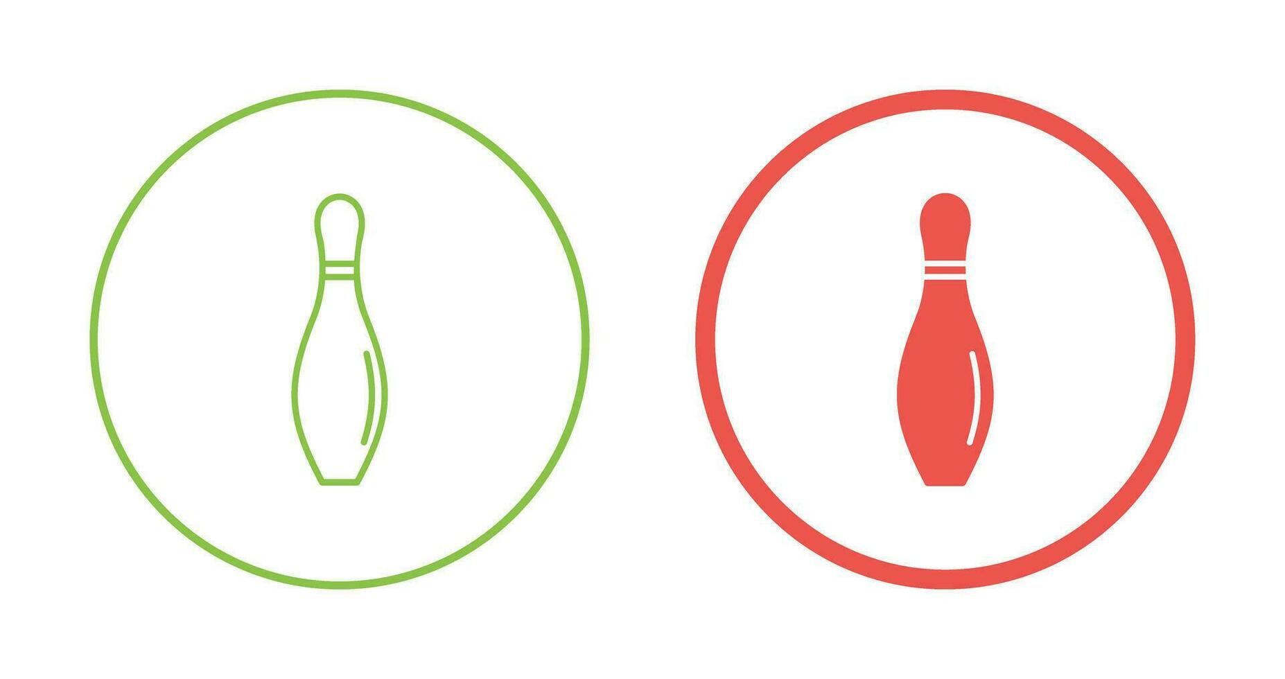 Bowling Pin Vector Icon