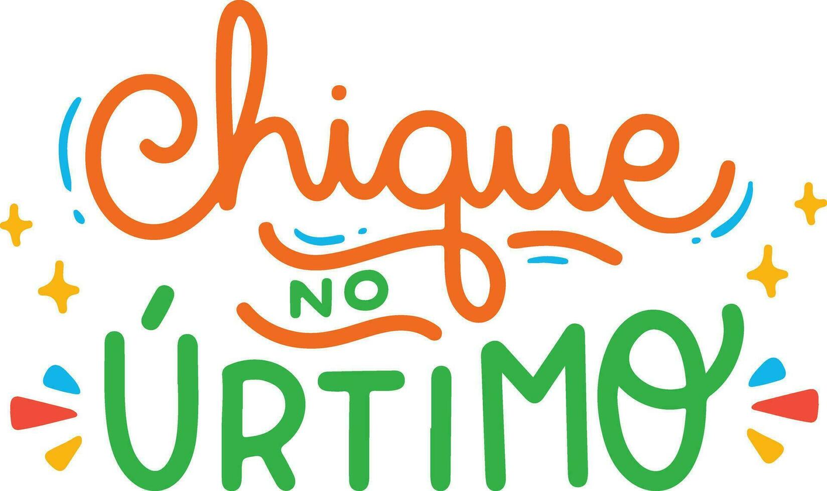 Chauffe No Volume - hand drawn lettering phrase. Print for inspiring poster, t-shirt,  Simple vector sign.