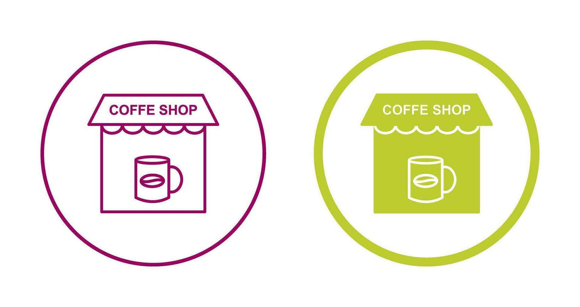 Coffee Shop Vector Icon