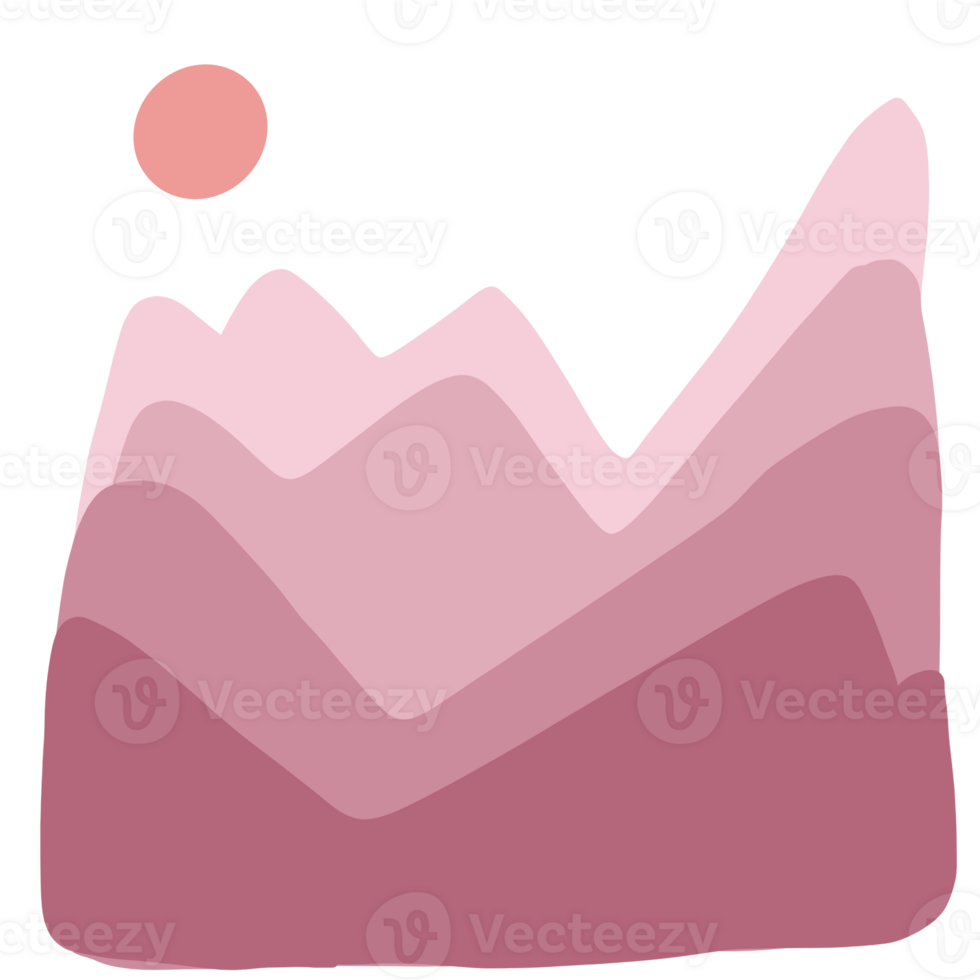 Mountain Multiple Layers png