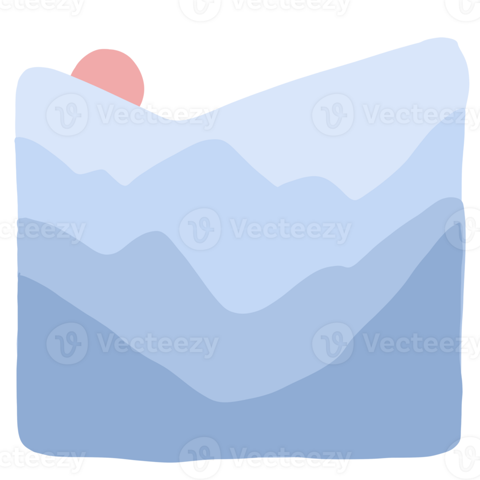 Mountain Multiple Layers png