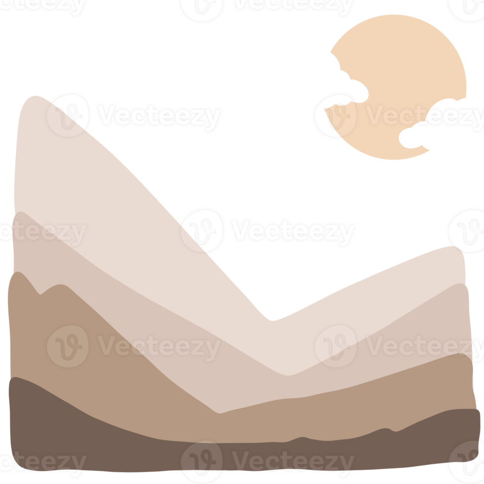 Mountain Multiple Layers png