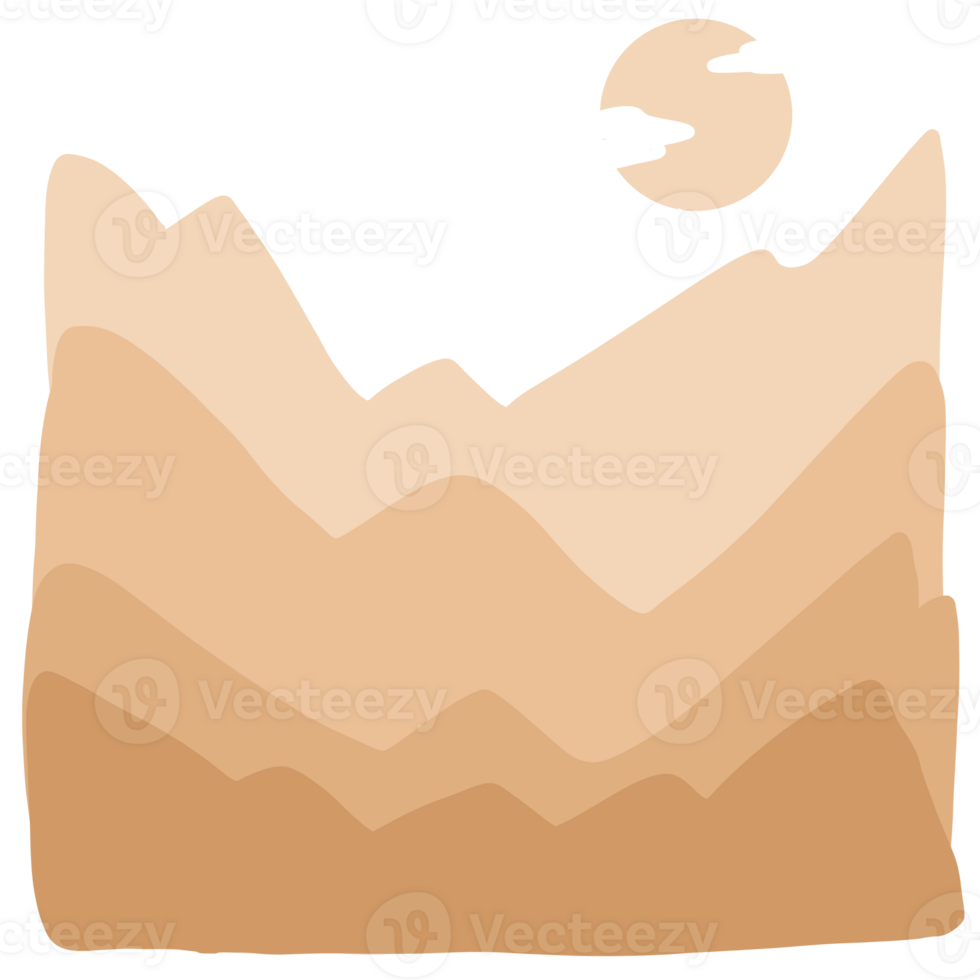 Mountain Multiple Layers png
