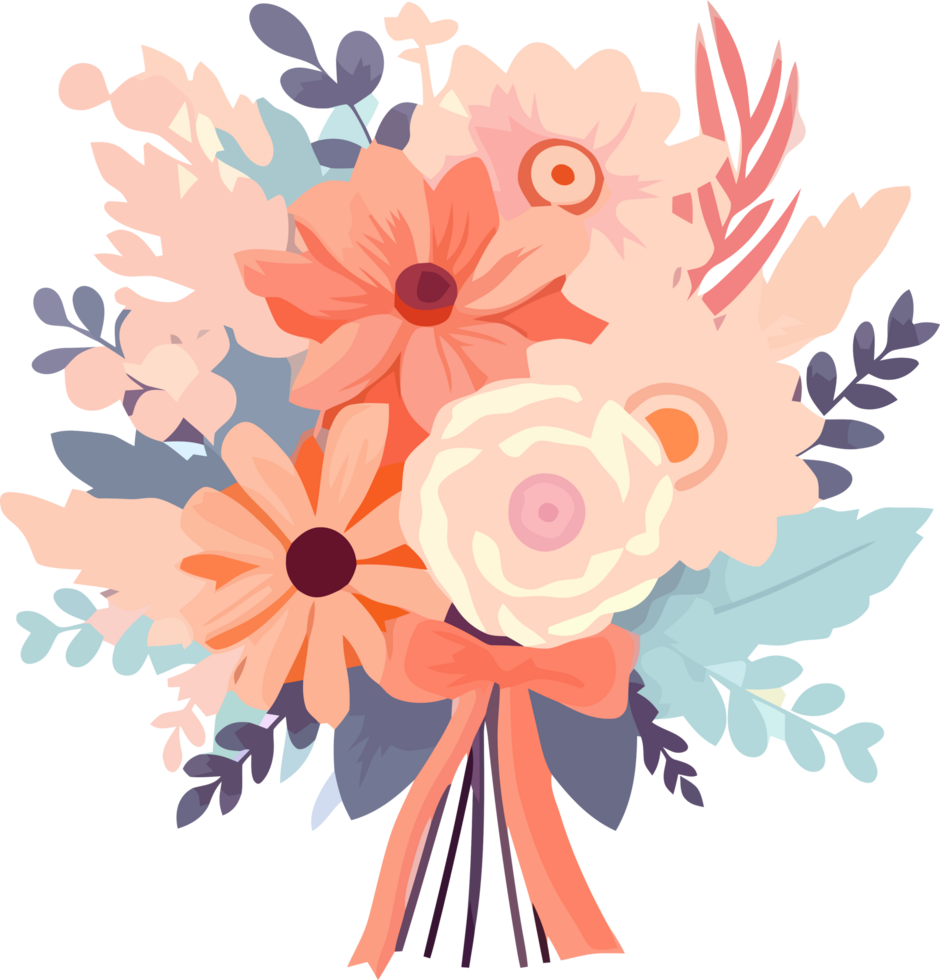 Wedding bouquet flowers png