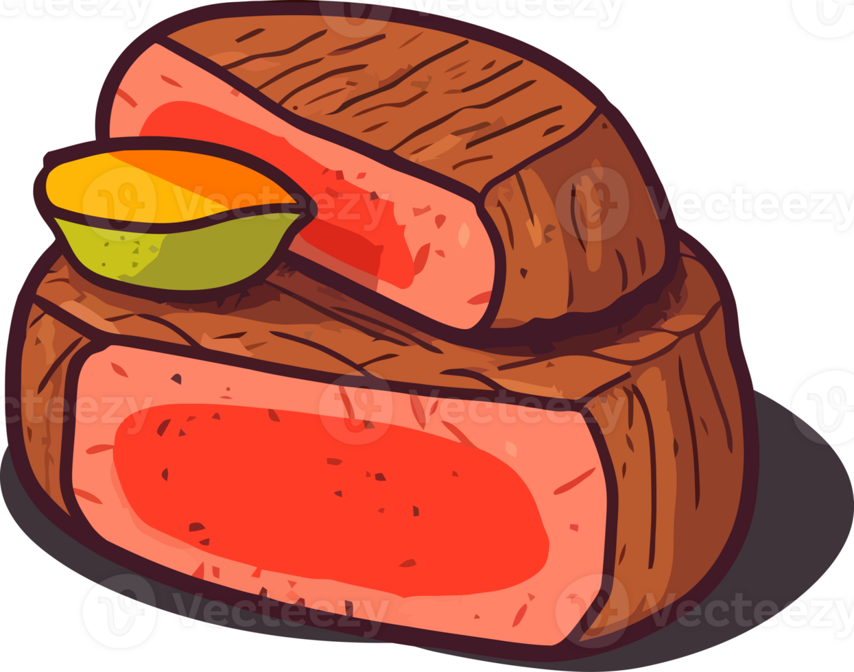 Traditional Brazilian Cuisine Rodizio Sliced Steak png