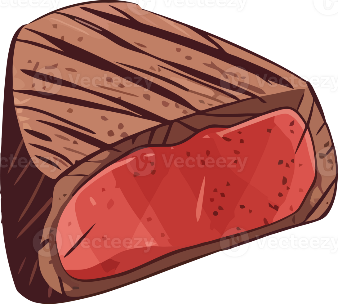 Prime Cut Brazilian Steak Illustration png