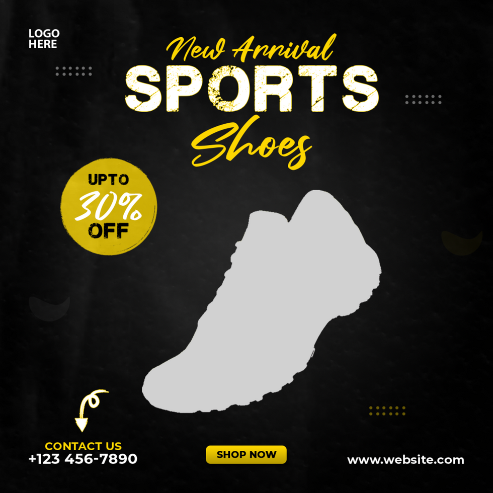 Shoes social media post and banner psd