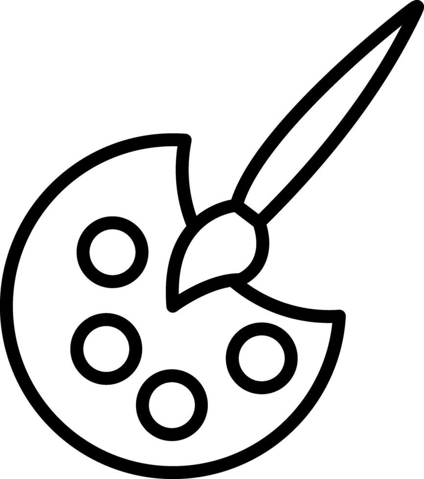 Painting Vector Icon Design