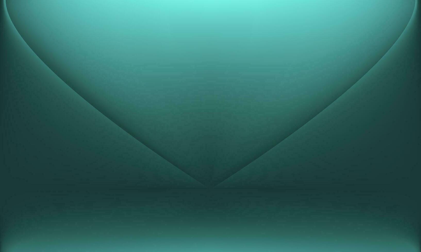 light green 3d background abstract with Gradient in empty room studio, suitable for product shooting vector