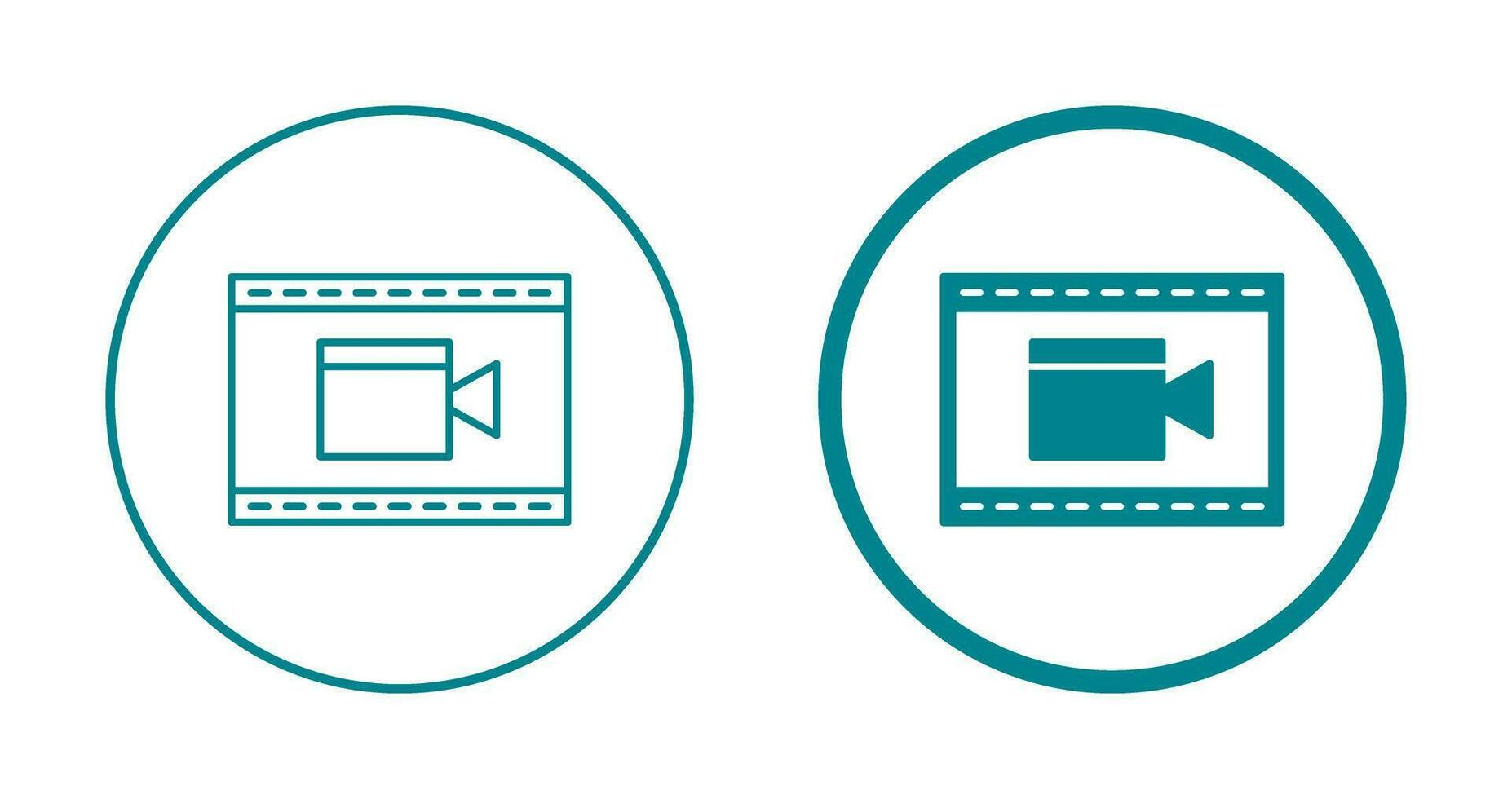 Unique Video and Animation Vector Icon