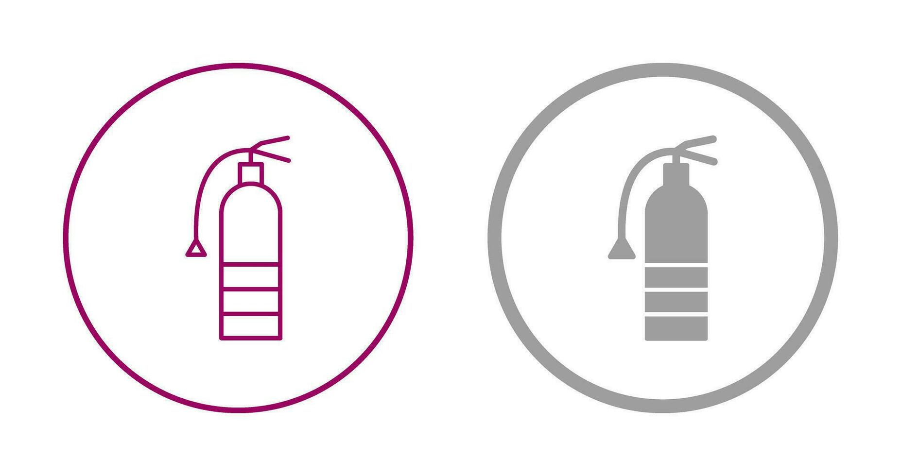Unique Extinguisher Vector Icon