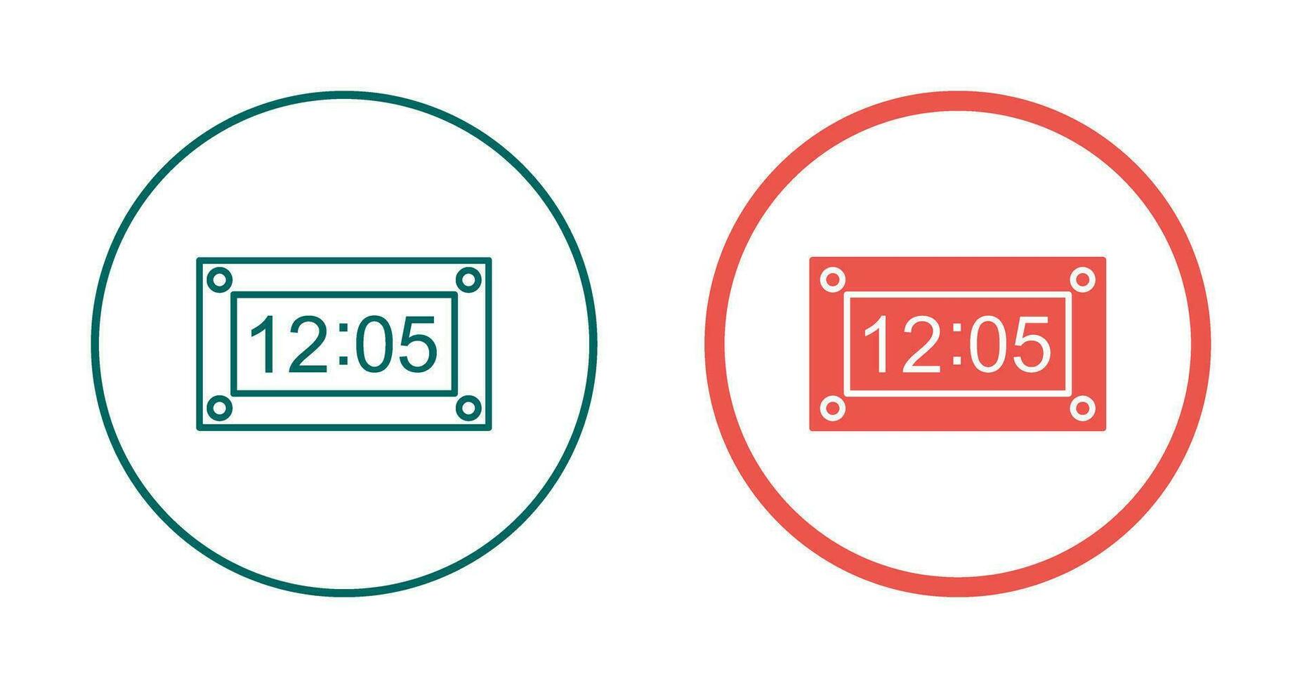 Unique Timer Vector Icon