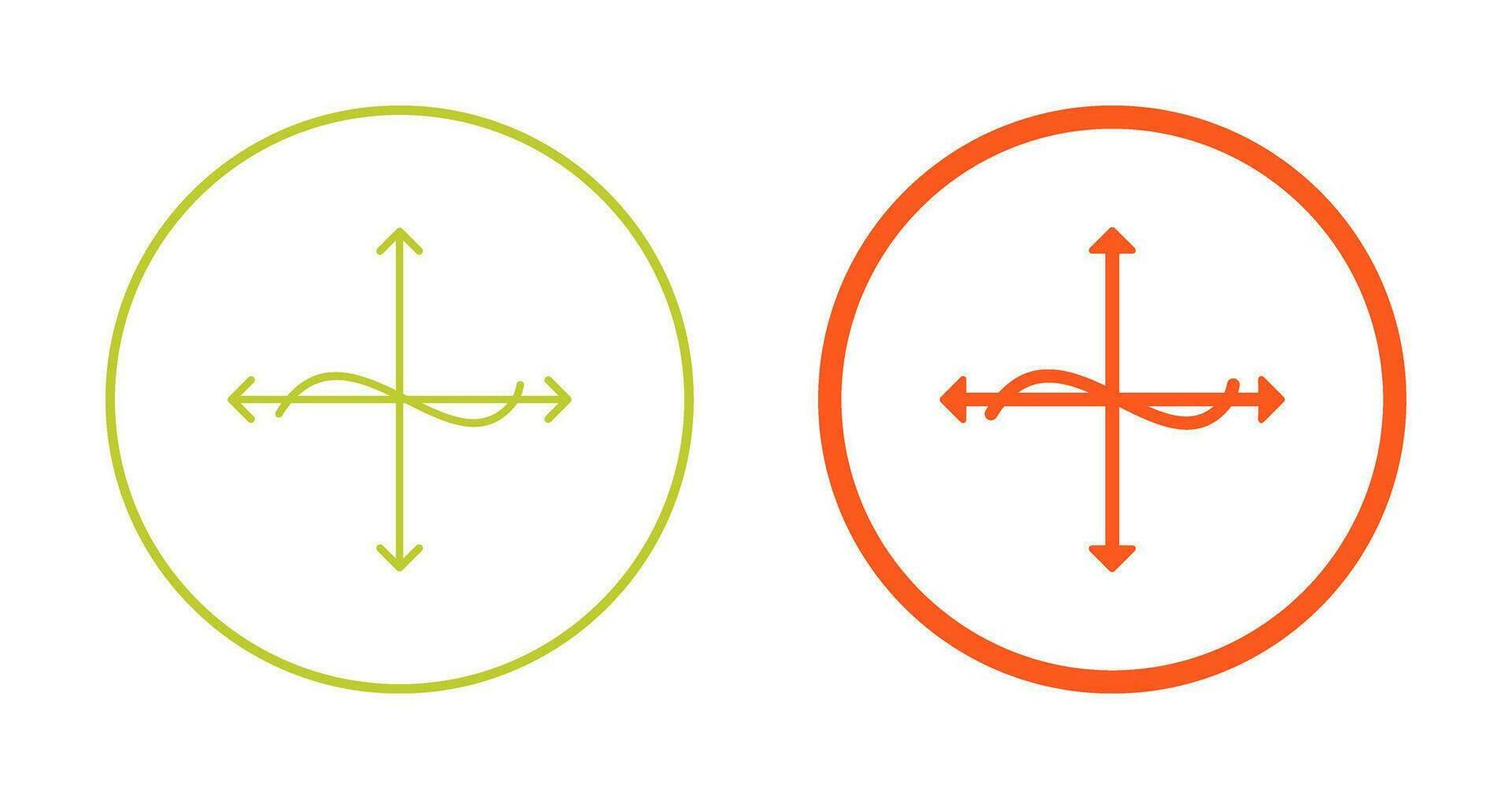Unique Graph Vector Icon