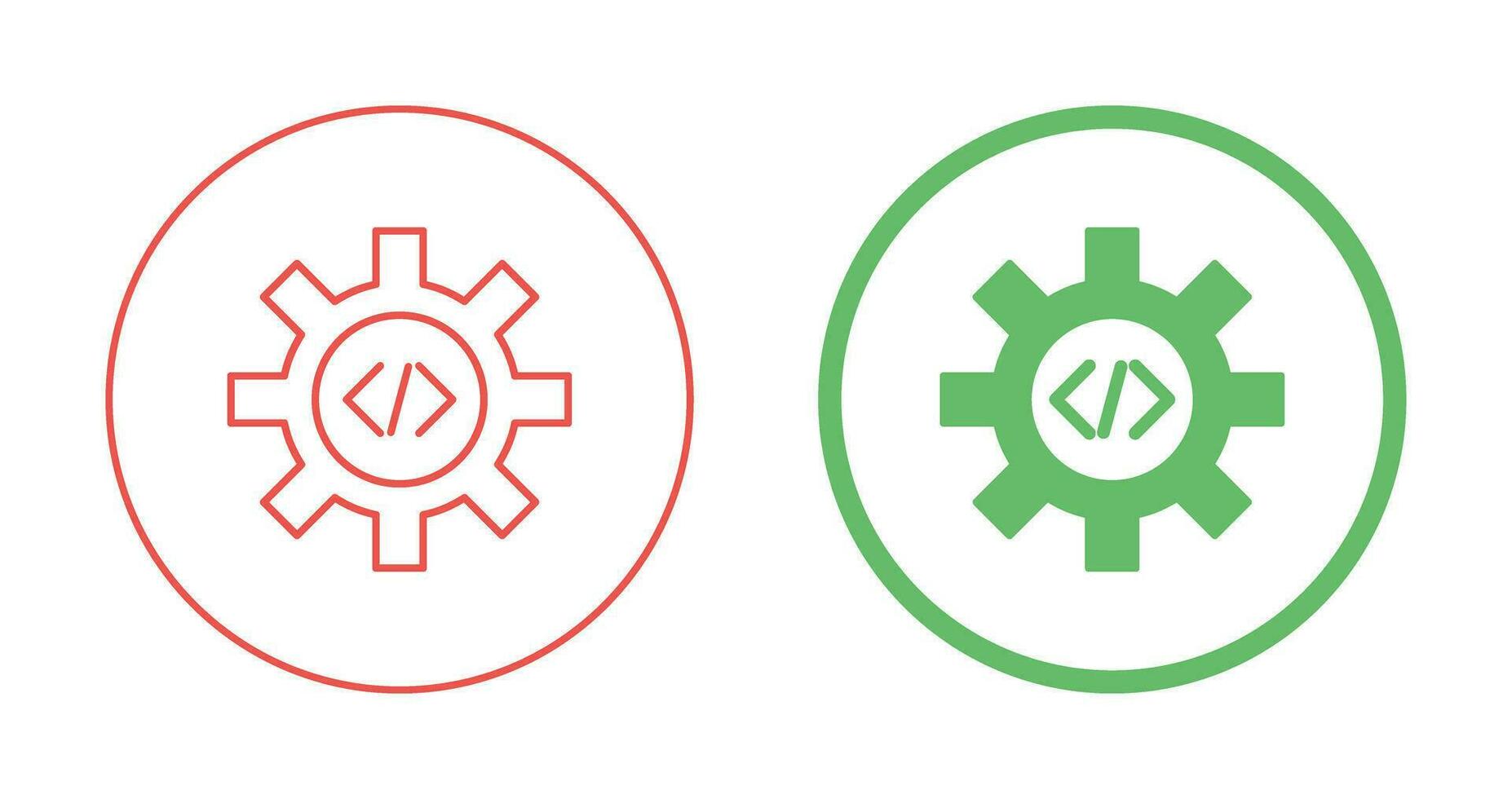Unique Code Optimization Vector Icon