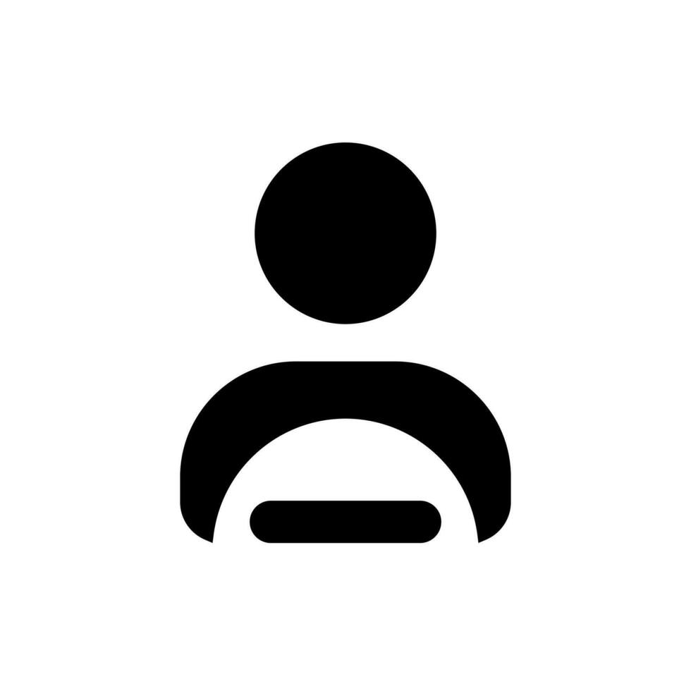 Professional driver black glyph ui icon. Taxi service for passengers. User interface design. Silhouette symbol on white space. Solid pictogram for web, mobile. Isolated vector illustration