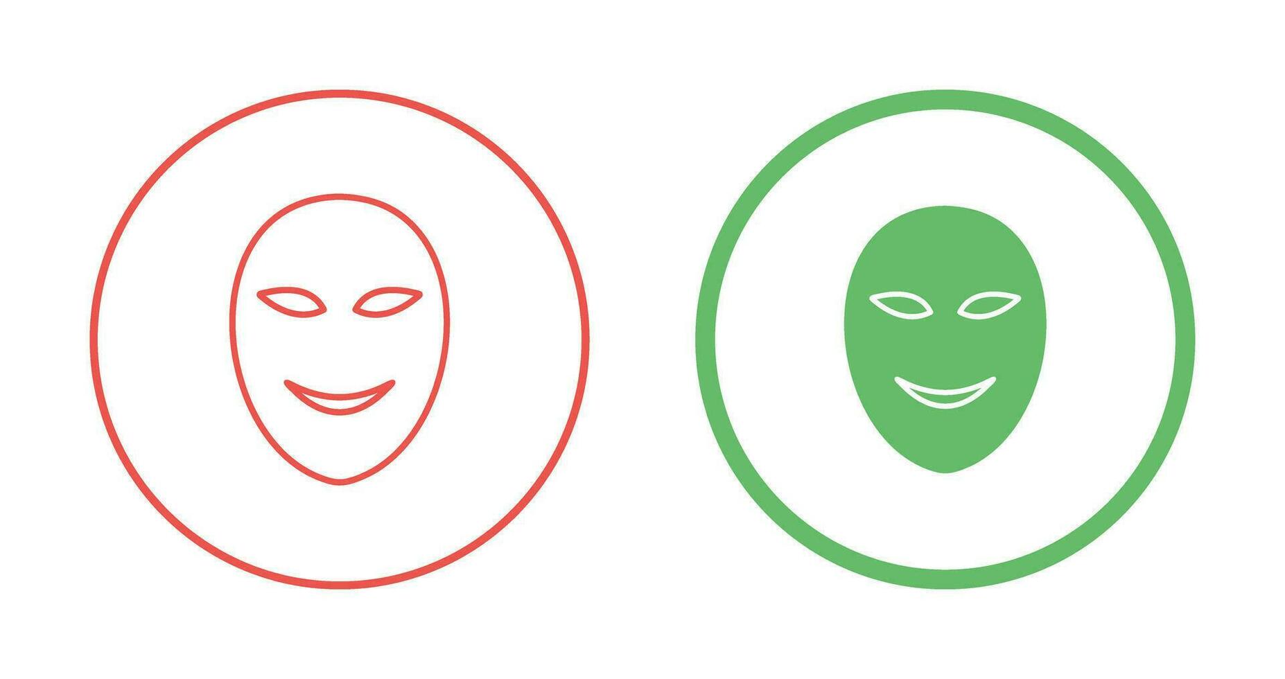 Ancient Face Mask Vector Icon