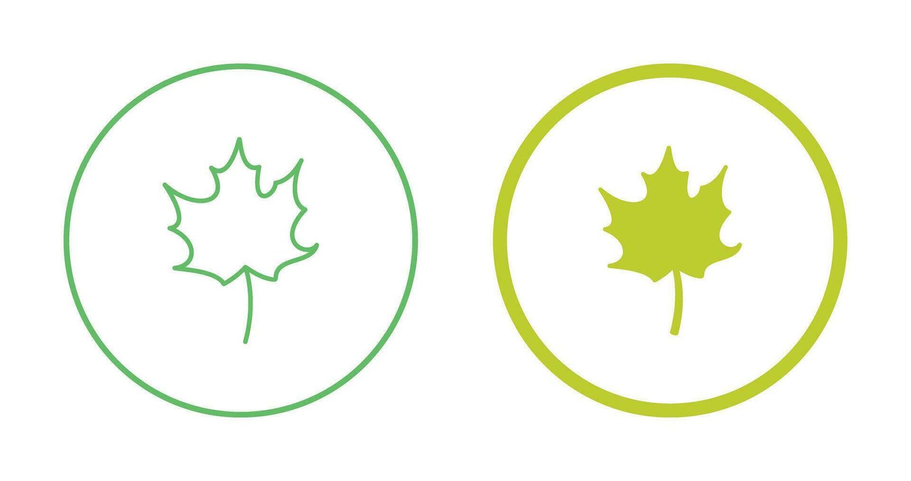 Autumn Leaf Vector Icon