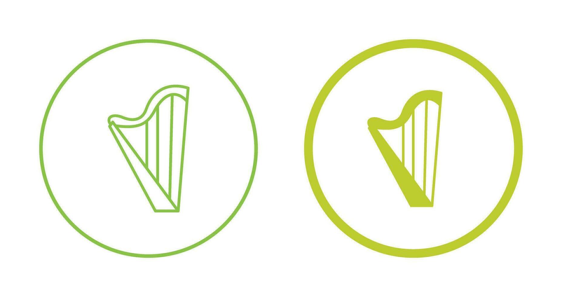 Harp Vector Icon