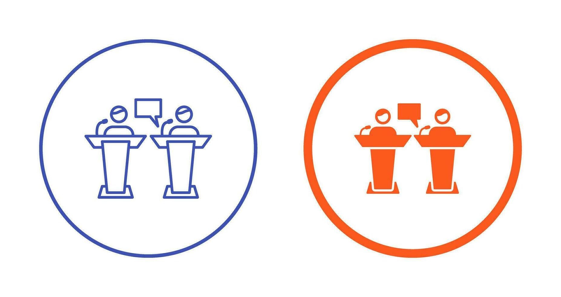 Debate Vector Icon