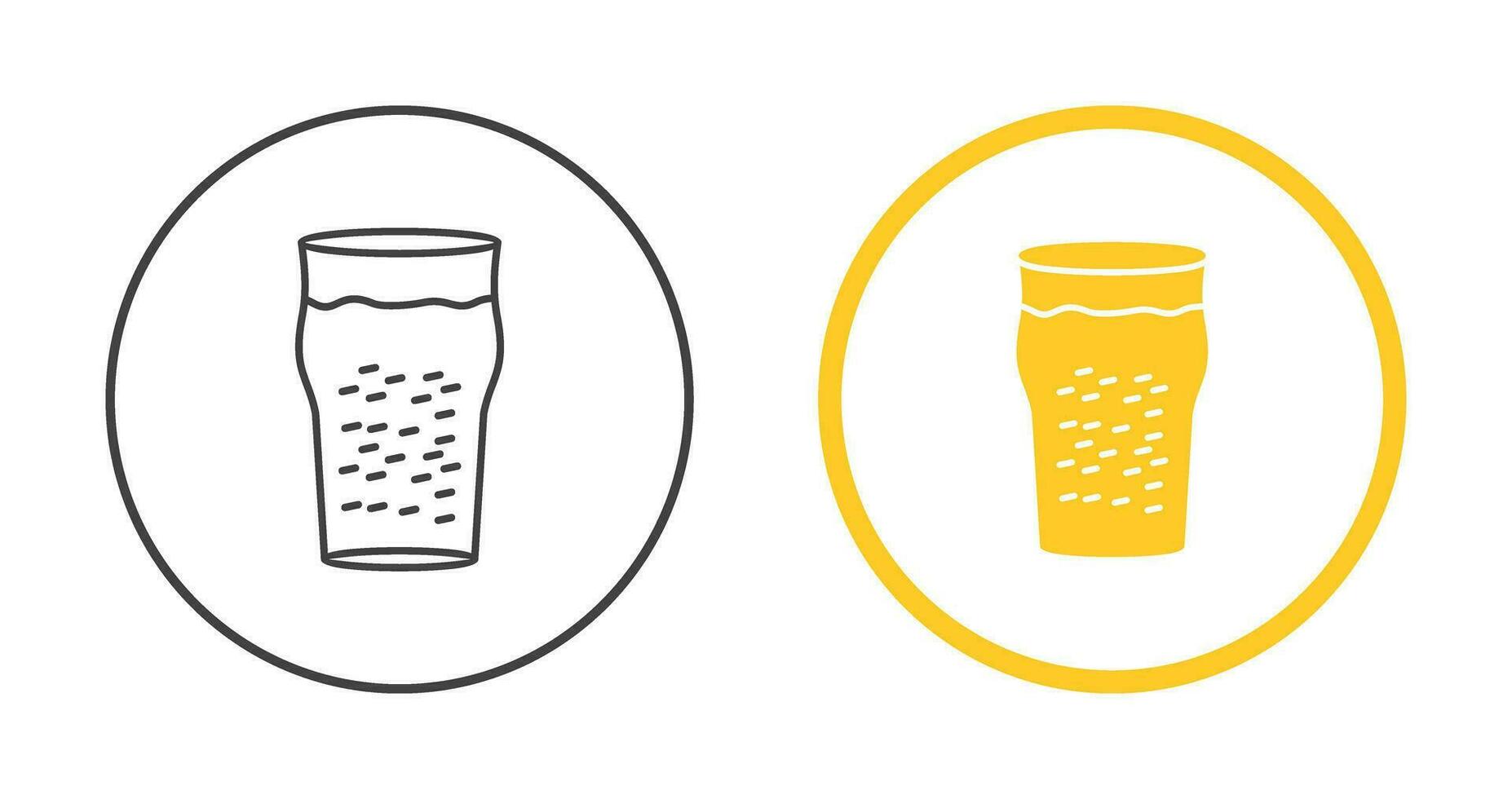 Pint of Beer Vector Icon