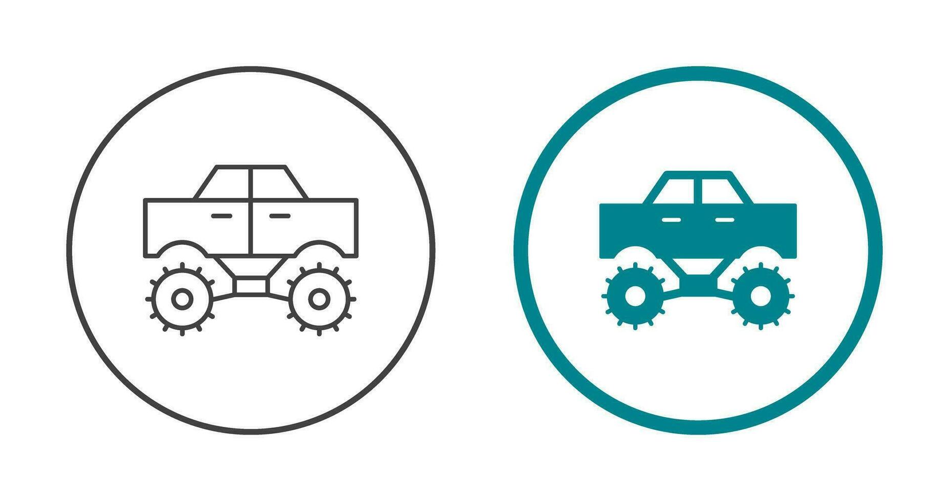 Monster Truck Vector Icon