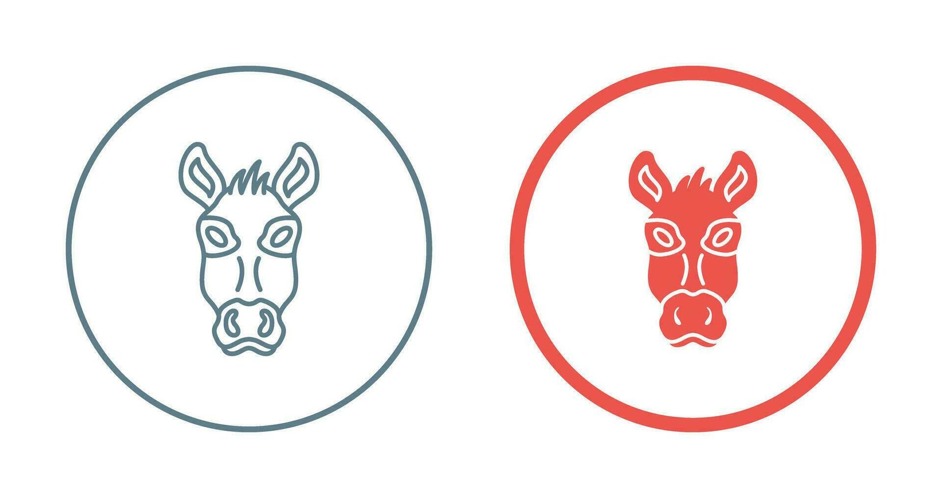 Donkey Vector Icon