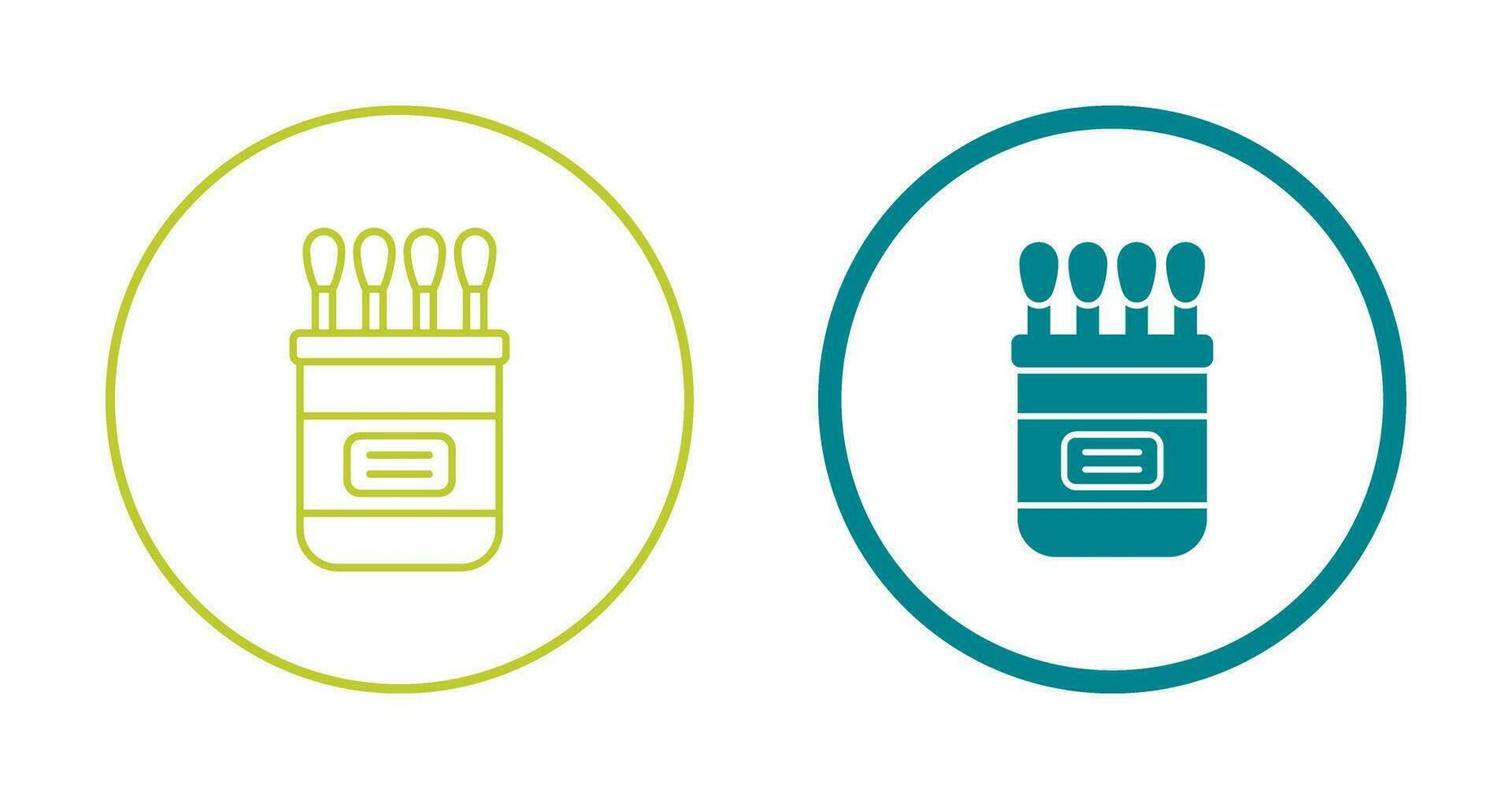 Cotton buds Vector Icon