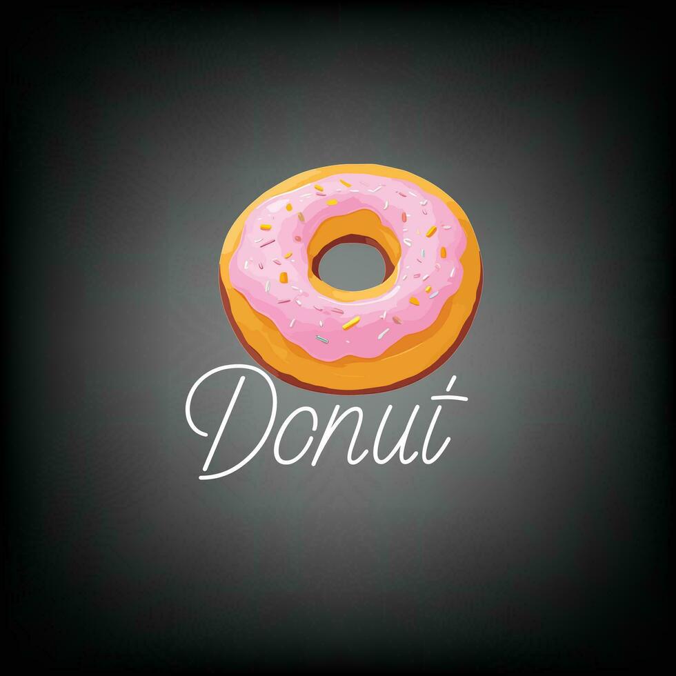 A nice and fresh Donut vector. vector