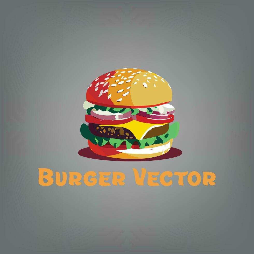 A Nice Burger Vector