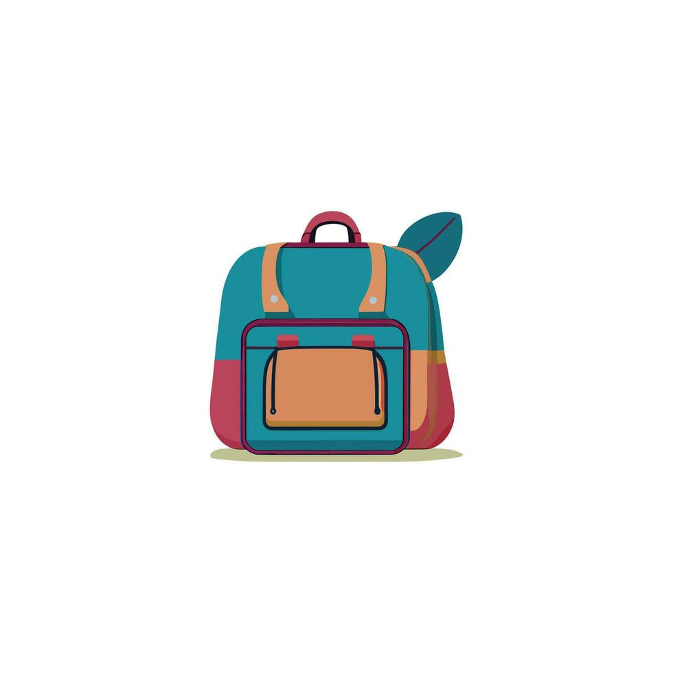 School Bag Vector. vector