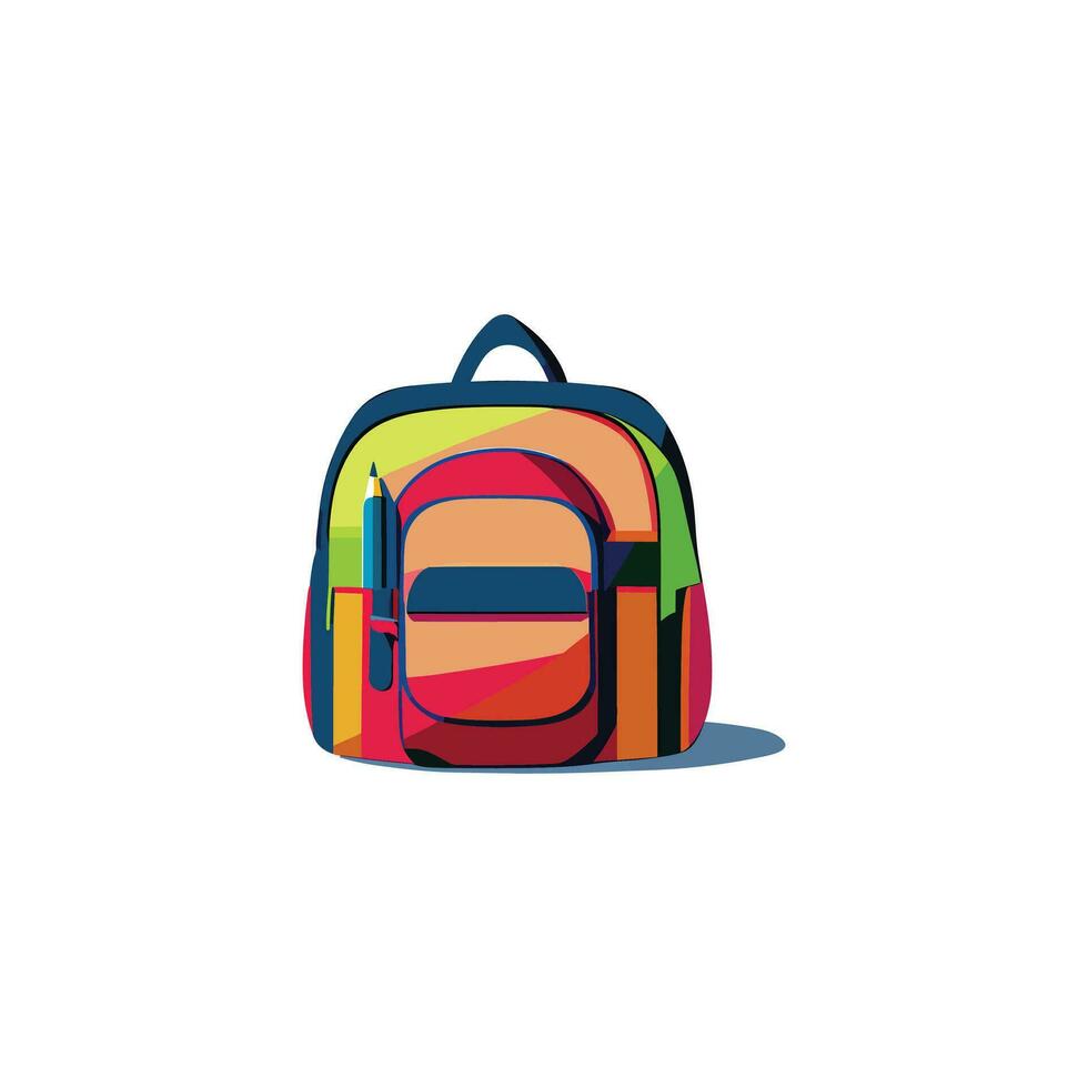 School Bag Vector. vector