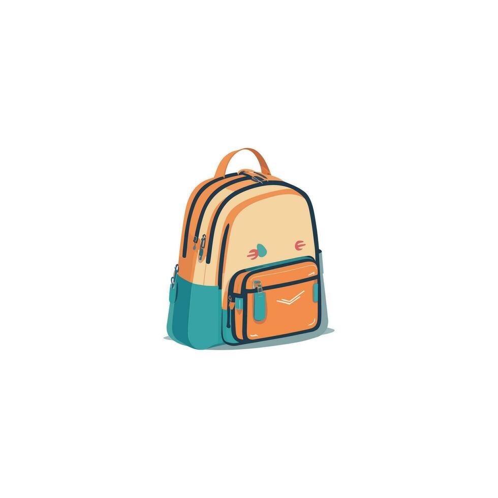 colegio bolso vector. vector