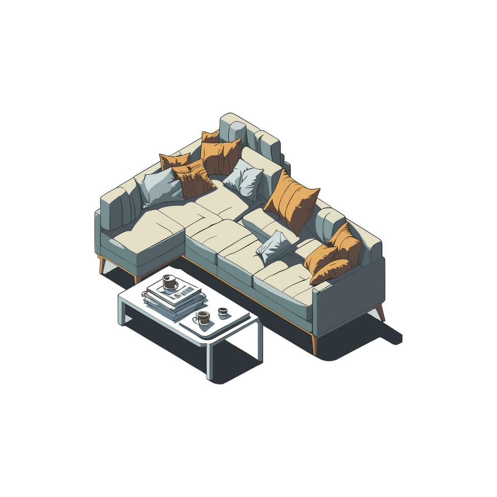 Modern Sofa Vector