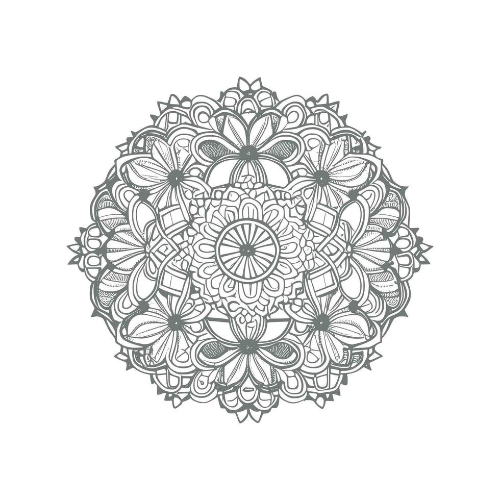 isolated daisy line art floral clipart Vector