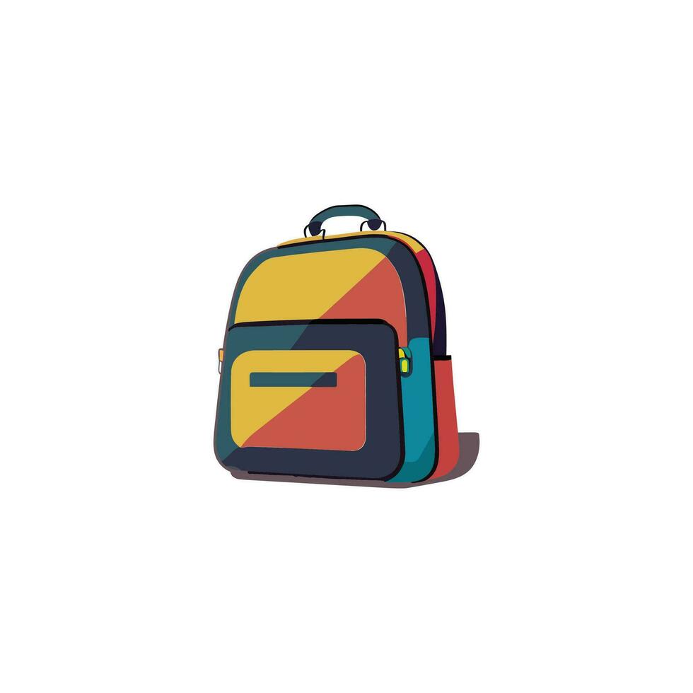 School Bag Vector. vector